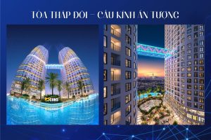Tháp đôi - Cầu kính