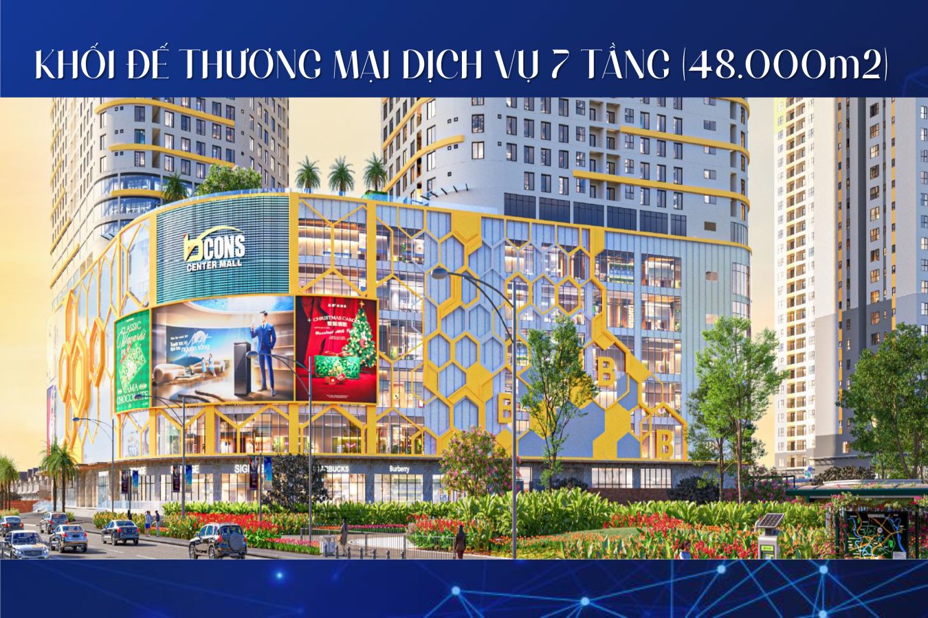 7 tầng Trung tâm thương mại & dịch vụ