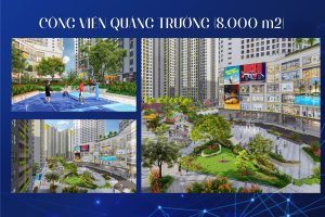 Công viên quảng trường 8.000m²